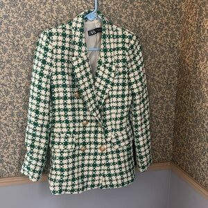 NWOT Zara Tweed Blazer